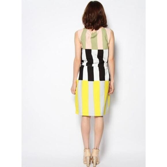 Marimekko MARS Kiertorata Sleeveless Dress Striped wit Pockets Size XS - Picture 2 of 5